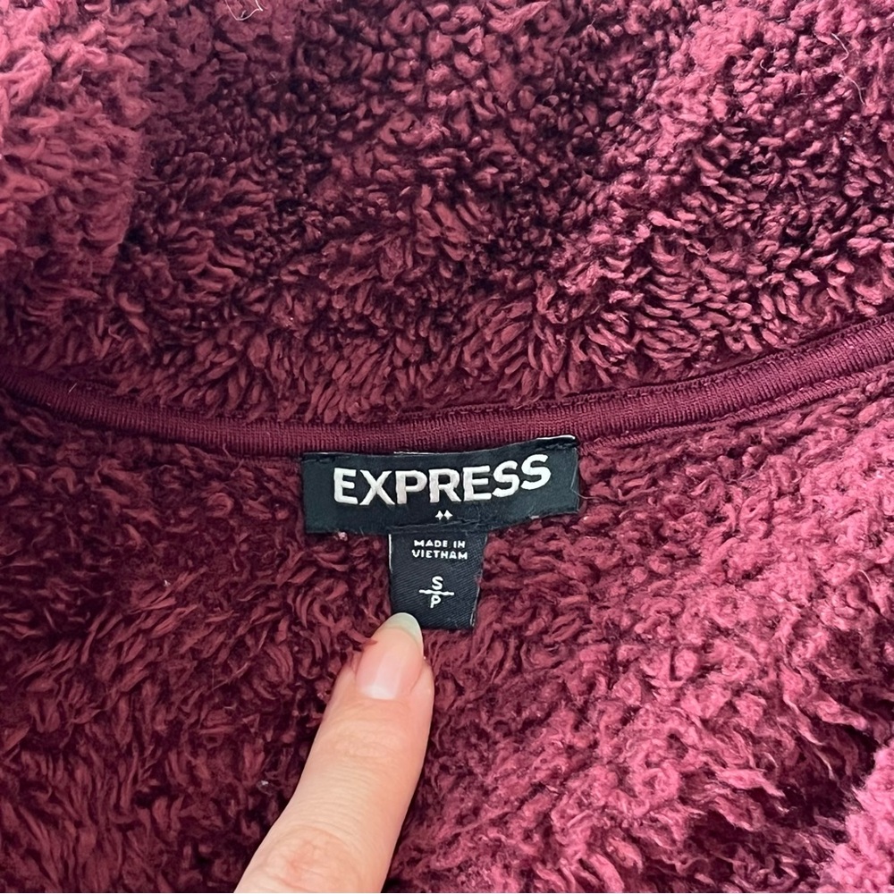 Express Teddy Quarter Zip - image 7